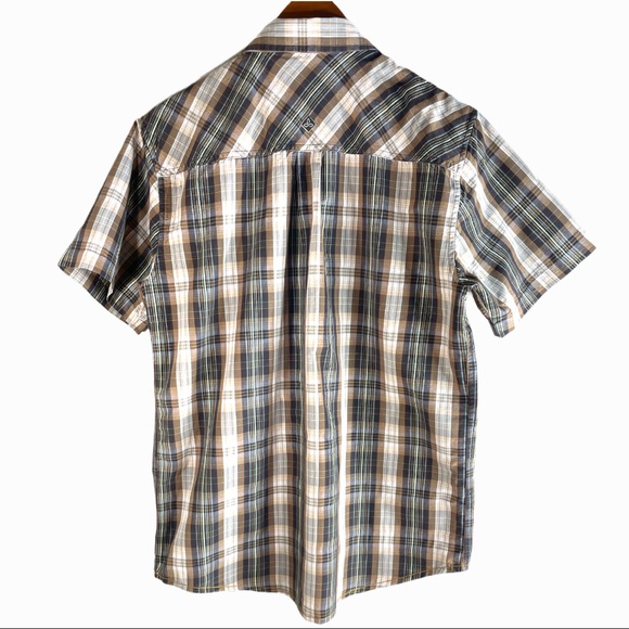 prAna Short Sleeve Button Down Shirt in Large - Picture 3 of 13